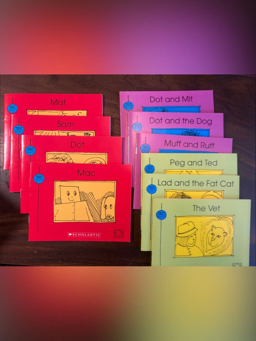 Scholastic Bob Books: Stage 1- Set 1, Stage 2 - Set 2; Stage 3 - Set 4
